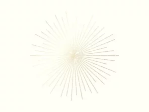 Das Bild zeigt einen goldenen Punkt mit Lichstrahlen davon weggehend in Gold was ein Inneres Licht symbolisieren soll