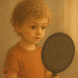 Kindliche Entwicklung - Kind beginnt sich selbst zu reflektieren.